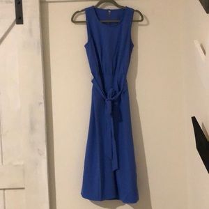 Jumpsuit with pockets  navy blue color